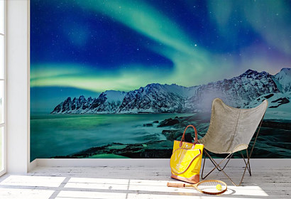 Fototapeta Polárna žiara Aurora Borealis